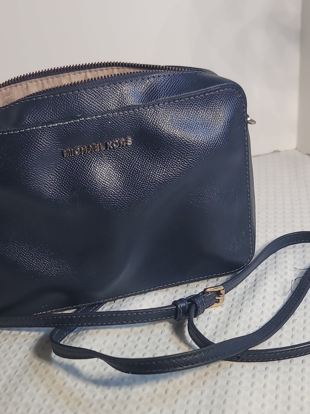 Michael Kors Navy Crossbody Bag - Picture 3 of 7